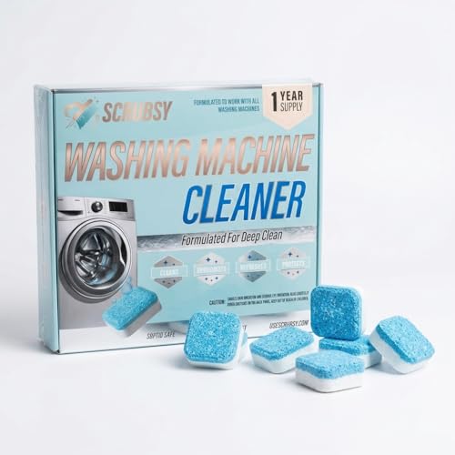 Scrubsy Washing Machine Cleaner box with cleaning tablets